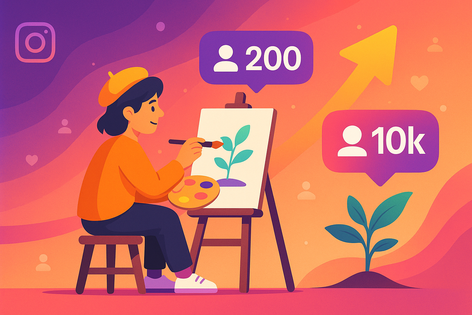 Stuck Under 200 Followers? Here’s How Small Artists Actually Grow on Instagram