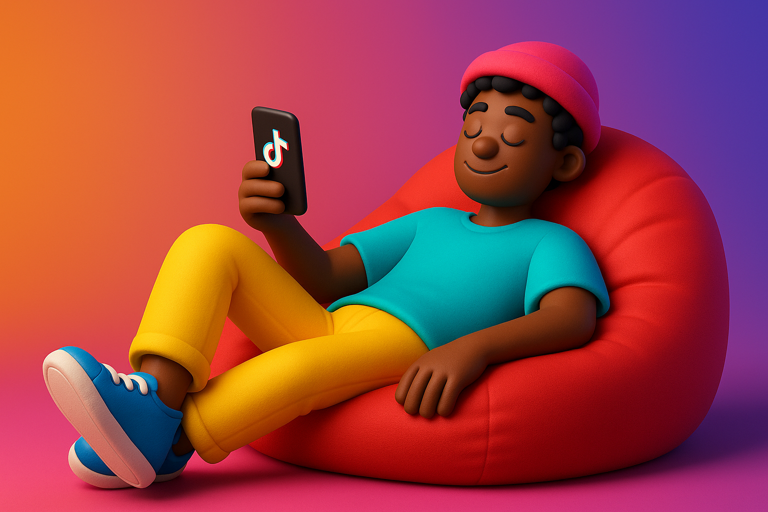 This Guy Got Rich on TikTok by Doing… Nothing (Literally)