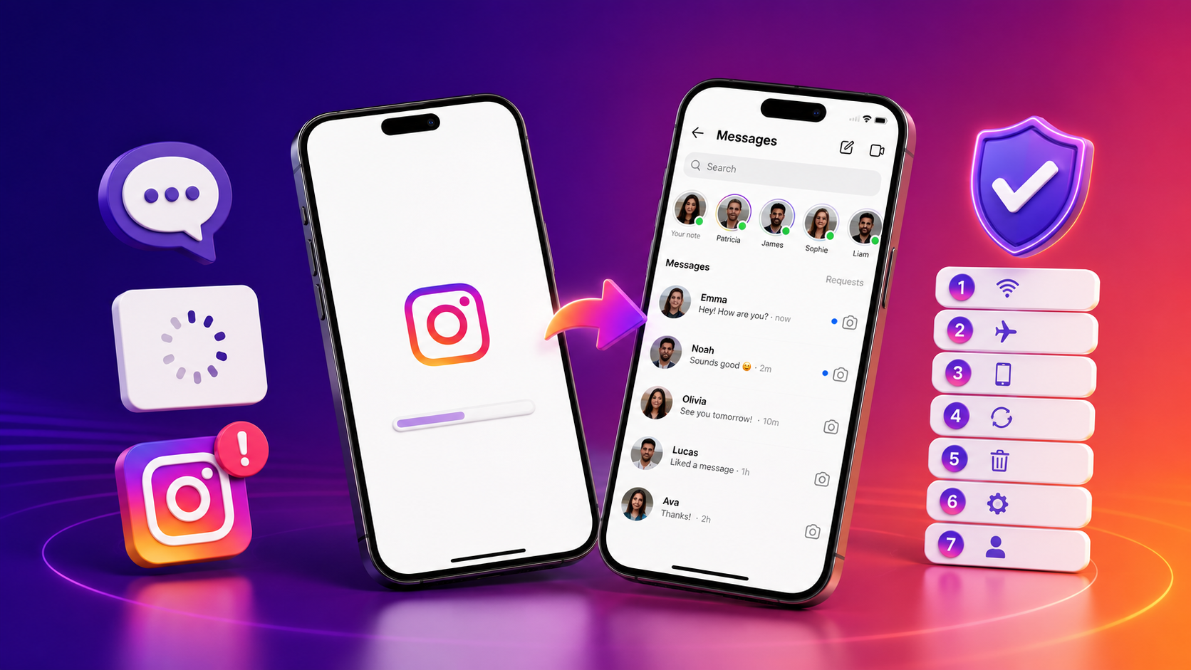 Instagram Messages Not Loading? 7 Ways to Fix the "White Screen" or Stuck Logo
