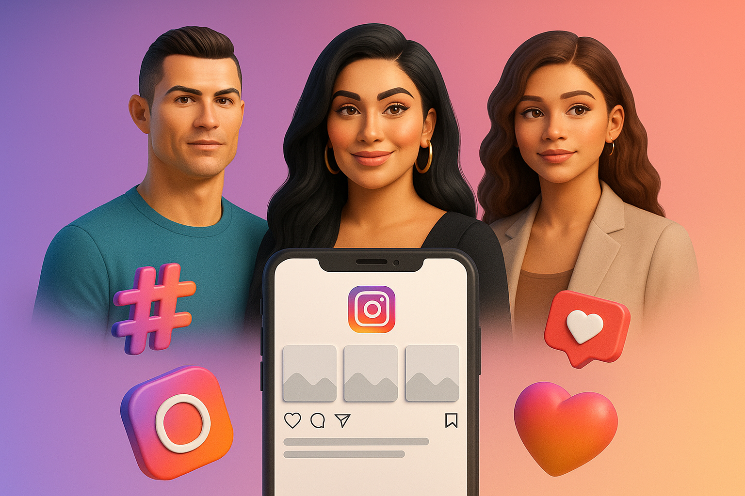 How Cristiano Ronaldo, Huda Kattan & Zendaya Built Global Brands on Instagram