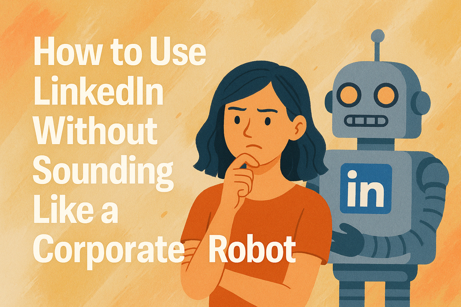 How to Use LinkedIn Without Sounding Like a Corporate Robot